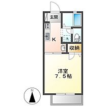 岡山県倉敷市日吉町（賃貸アパート1K・2階・24.81㎡） その2