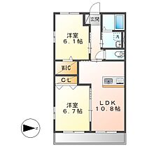 岡山県倉敷市藤戸町天城（賃貸アパート2LDK・2階・54.38㎡） その2