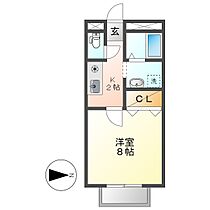 岡山県倉敷市徳芳（賃貸アパート1K・2階・27.36㎡） その2