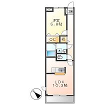 岡山県倉敷市老松町5丁目（賃貸マンション1LDK・4階・42.38㎡） その2