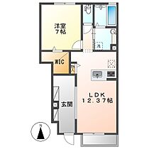 ソリスガーデン  ｜ 岡山県倉敷市大内（賃貸アパート1LDK・1階・54.14㎡） その2