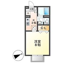 岡山県倉敷市茶屋町（賃貸アパート1K・1階・26.58㎡） その2