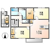 岡山県倉敷市川入（賃貸アパート2LDK・2階・73.26㎡） その2