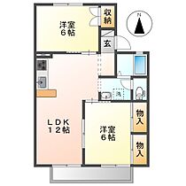 岡山県倉敷市平田（賃貸アパート2LDK・2階・53.00㎡） その2