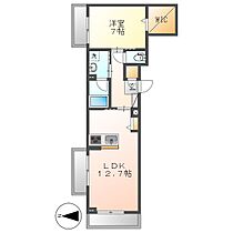 岡山県倉敷市中庄（賃貸マンション1LDK・2階・51.41㎡） その2