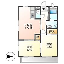 岡山県総社市中央6丁目（賃貸マンション2LDK・5階・54.25㎡） その2