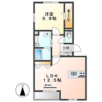 レザン倉敷  ｜ 岡山県倉敷市阿知3丁目（賃貸アパート1LDK・3階・45.51㎡） その2