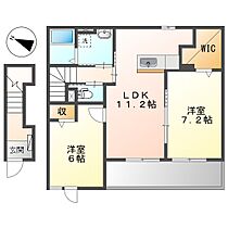 ヴァイオレットA  ｜ 岡山県倉敷市徳芳（賃貸アパート2LDK・2階・59.13㎡） その2