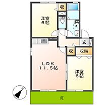 パミドール・ルーチェ　Ａ  ｜ 岡山県倉敷市連島中央1丁目（賃貸アパート2LDK・1階・53.76㎡） その2