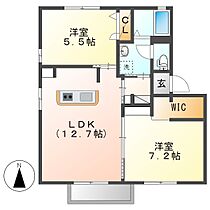 サンライフ東塚Ｂ  ｜ 岡山県倉敷市東塚7丁目（賃貸アパート2LDK・2階・54.81㎡） その2