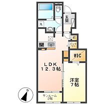 ノヴァI  ｜ 岡山県倉敷市林（賃貸アパート1LDK・1階・50.42㎡） その2