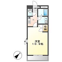 岡山県倉敷市北畝3丁目（賃貸マンション1K・1階・30.96㎡） その2