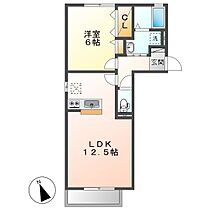 岡山県倉敷市福田町古新田（賃貸アパート1LDK・1階・43.74㎡） その2