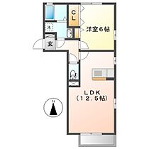 エルドラードＡ  ｜ 岡山県倉敷市連島中央5丁目（賃貸アパート1LDK・2階・43.76㎡） その2