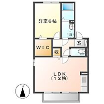 岡山県倉敷市松江1丁目（賃貸アパート1LDK・1階・45.43㎡） その2