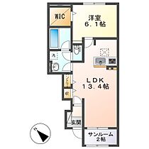 マイネ・ファミリエ 103 ｜ 岡山県倉敷市連島町鶴新田505-4（賃貸アパート1LDK・1階・50.52㎡） その2