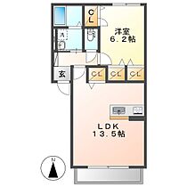 岡山県倉敷市中畝7丁目（賃貸アパート1LDK・1階・47.56㎡） その2