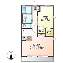 岡山県倉敷市東塚7丁目（賃貸アパート1LDK・1階・47.77㎡） その2