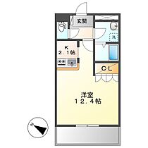 岡山県倉敷市連島中央1丁目（賃貸マンション1K・1階・36.00㎡） その2