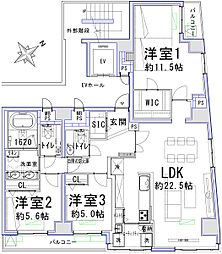 間取図画像 3LDK