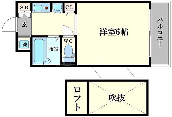 エステムコート大阪・中之島南 ｜大阪府大阪市西区土佐堀1丁目(賃貸マンション1K・9階・18.82㎡)の写真 その2