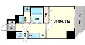 アクアプレイス江戸堀 603 ｜ 大阪府大阪市西区江戸堀2丁目（賃貸マンション1K・6階・24.23㎡） その2