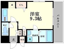 ジュネーゼグラン福島Noda 704 ｜ 大阪府大阪市福島区鷺洲5丁目12-23（賃貸マンション1R・7階・26.68㎡） その2