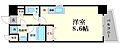 S-RESIDENCEフクシマLuxe6階7.6万円