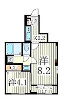 ヴィントミューレ  ｜ 千葉県柏市宿連寺（賃貸アパート2K・1階・37.98㎡） その2