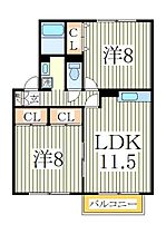 千葉県柏市若柴（賃貸アパート2LDK・2階・61.82㎡） その2