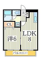 グリーンサイドヴィラII  ｜ 千葉県柏市中新宿3丁目（賃貸アパート1LDK・2階・34.78㎡） その2