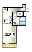 ＫIIビル  ｜ 千葉県柏市東上町1丁目（賃貸マンション1R・2階・28.57㎡） その2