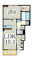 ネオエステルナＡ  ｜ 千葉県柏市しいの木台5丁目（賃貸アパート1LDK・1階・44.21㎡） その2