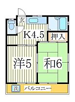 阪東コーポラス  ｜ 千葉県流山市こうのす台（賃貸アパート2K・2階・26.91㎡） その2