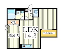 REGALEST旭  ｜ 千葉県柏市旭町5丁目（賃貸アパート1LDK・1階・41.60㎡） その1