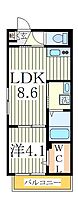 ＳＫ豊四季  ｜ 千葉県柏市篠籠田（賃貸アパート1LDK・3階・31.81㎡） その2