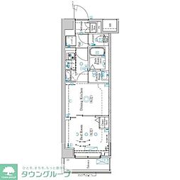 ラフィスタ墨田5丁目II 7階1DKの間取り