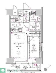 RELUXIA東向島 2階1Kの間取り