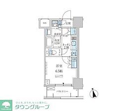 パークアクシス東上野 9階1Kの間取り