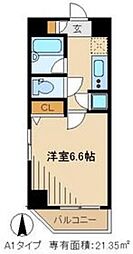 ＰＤ大島　ＰＡＲＫ　ＳＩＤＥ 8階1Kの間取り