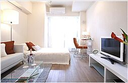 パークハビオ門前仲町 1309 13階1DKのリビング/ダイニング