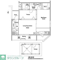 間取図画像 1LDK