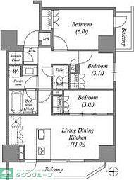 間取図画像 3LDK