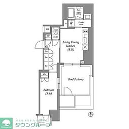 ACPResidence錦糸町 1LDKの間取図画像