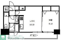 Panache 1LDKの間取図画像