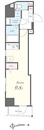 LAMAISONONZE ワンルームの間取図画像
