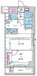 Genoviaカネガフチ 1LDKの間取図画像