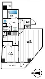 アンベリール墨田 1LDKの間取図画像