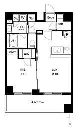 アーバンパーク亀戸2 2LDKの間取図画像