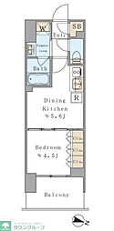 Brilliaist両国 1DKの間取図画像